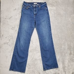 WOMENS LEVIS 512 PERFECTLY SLIMMING BOOTCUT JEANS SIZE 12M Likenew